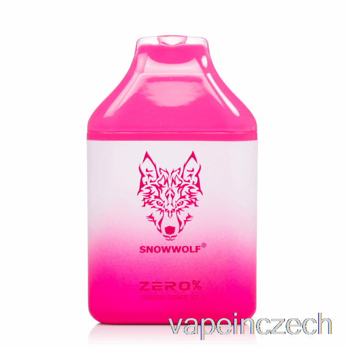 Snowwolf Zero 5500 0% Jednorázové Pero Na Led Sakura Bez Nikotinu